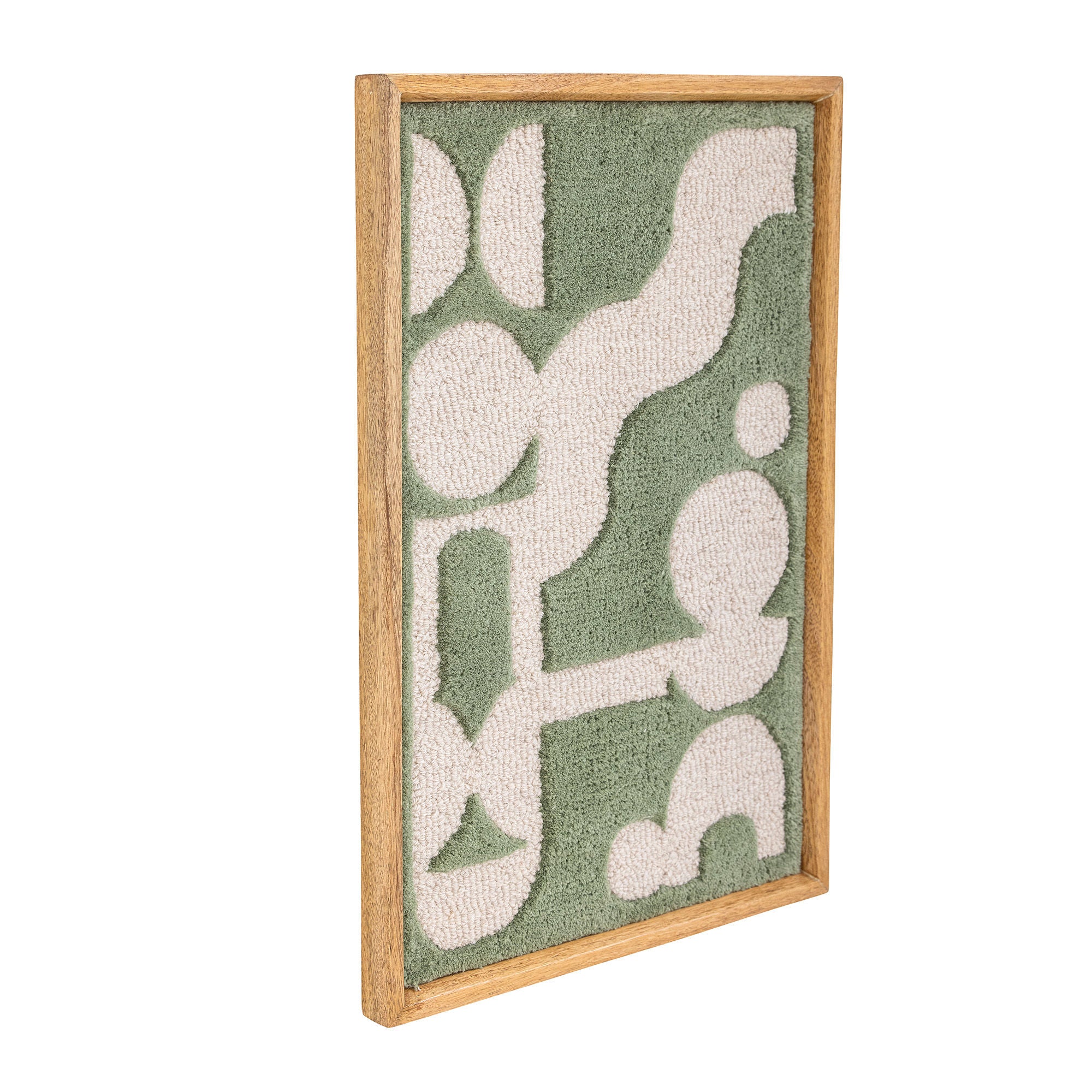 Bloomingville Longton Wall Decor, Green, Wool