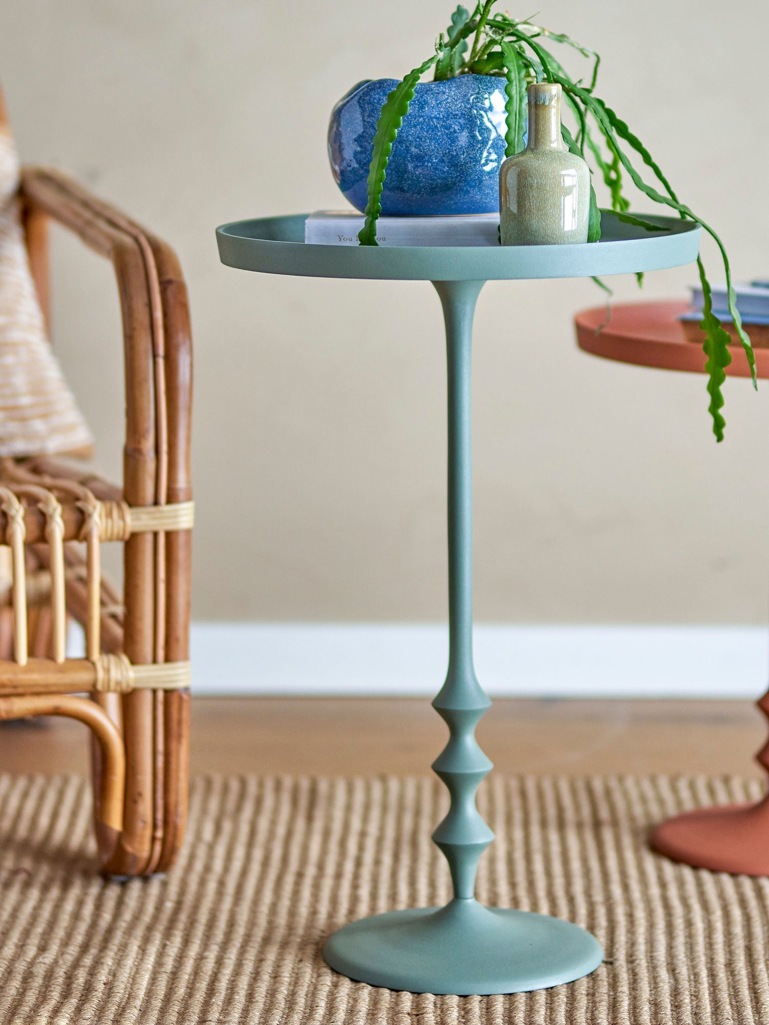 Bloomingville Anjou Side Table, Green, Aluminum