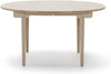 Carl Hansen Ch337 Dining Table Without Additional Top, White Oiled Oak