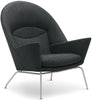  Ch468 Oculus Chair Steel/Black Fabric