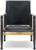  Kk47000 Safari Chair Smoked Ash/Black Leather