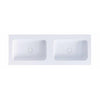 Copenhagen Bath Sq2 Double Wash Basin, L120 Cm