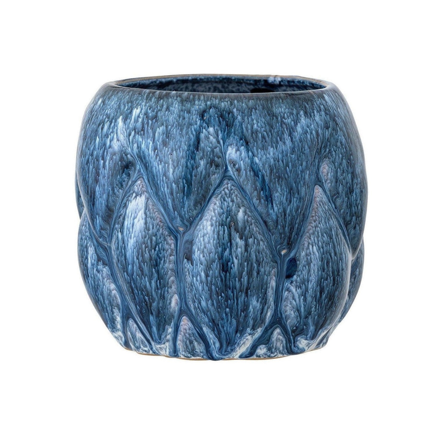 [product_category]-Creative Collection Posey Flowerpot, Blue, Stoneware-Creative Collection-5711173331079-82061459-BLO-1