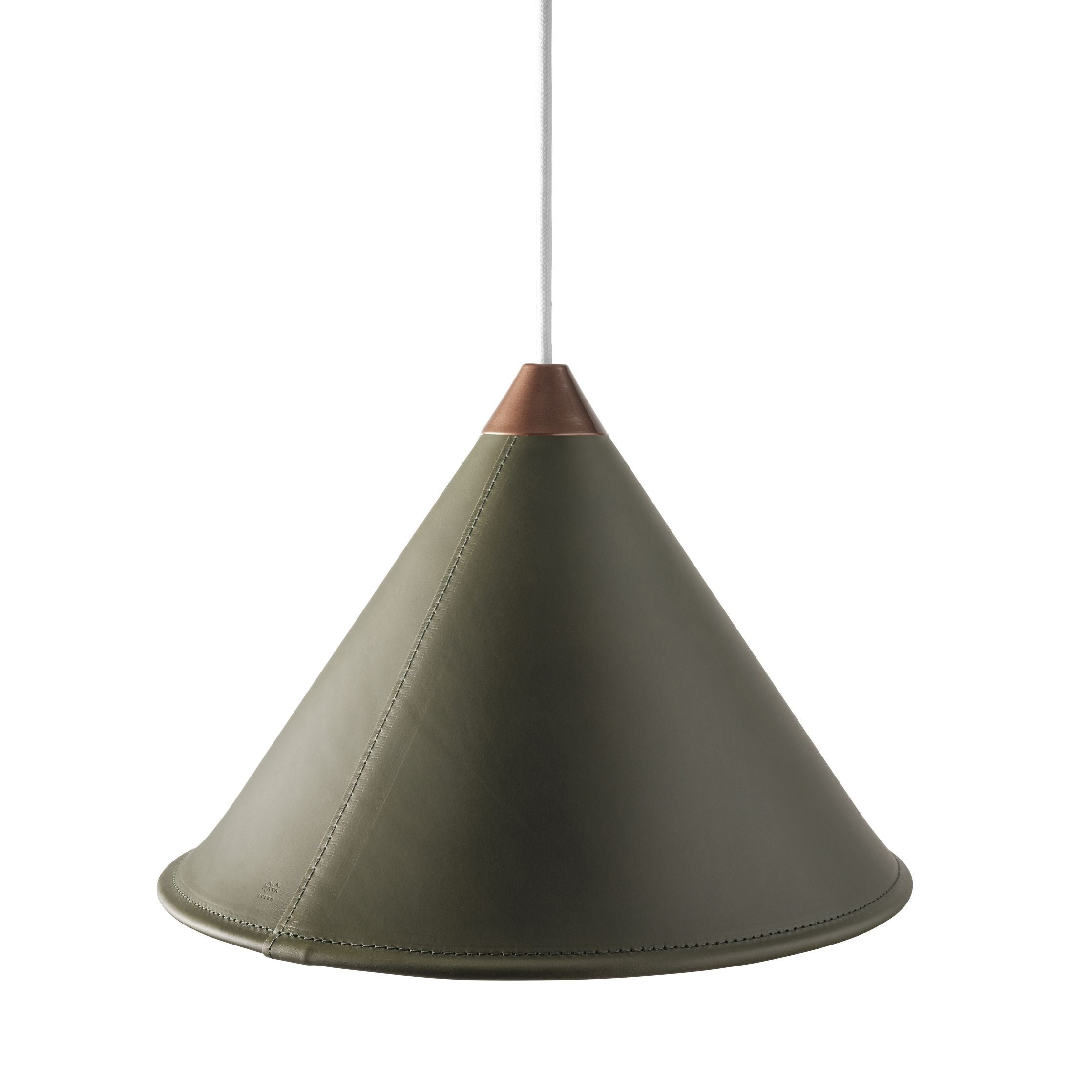 [product_category]-Cuero Namibia Pendant ø 45 Cm, Grass Green/Copper With White Cable-Cuero-7340172636557-1520732-CUE-2