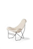 Cuero Valhalla Armchair, Black/Shorn White