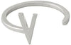 Design Letters Letter Ring A Z, 925 Sterling Silver, V