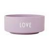 Design Letters Snack Bowl Love, Lavender