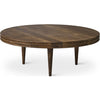 Dk3 Groove Three Legged Side Table Oak Smoked, øx H 60x37,5 Cm