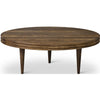 Dk3 Groove Three Legged Side Table Oak Smoked, øx H 60x45 Cm