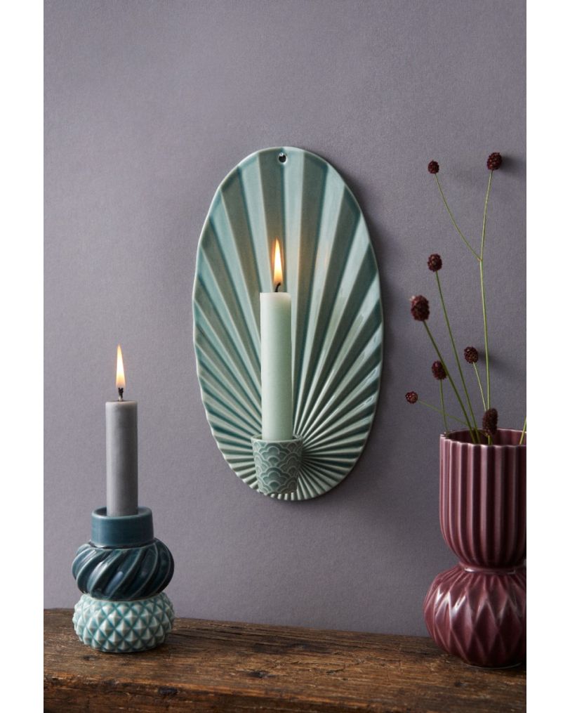 [product_category]-Dottir Pipanella Waves Candle Sconce Peacock-Dottir-5712466006346-11565-DOT-2