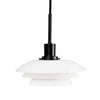 Dyberg Larsen Dl20 Pendant Lamp, Opal/Matt Black