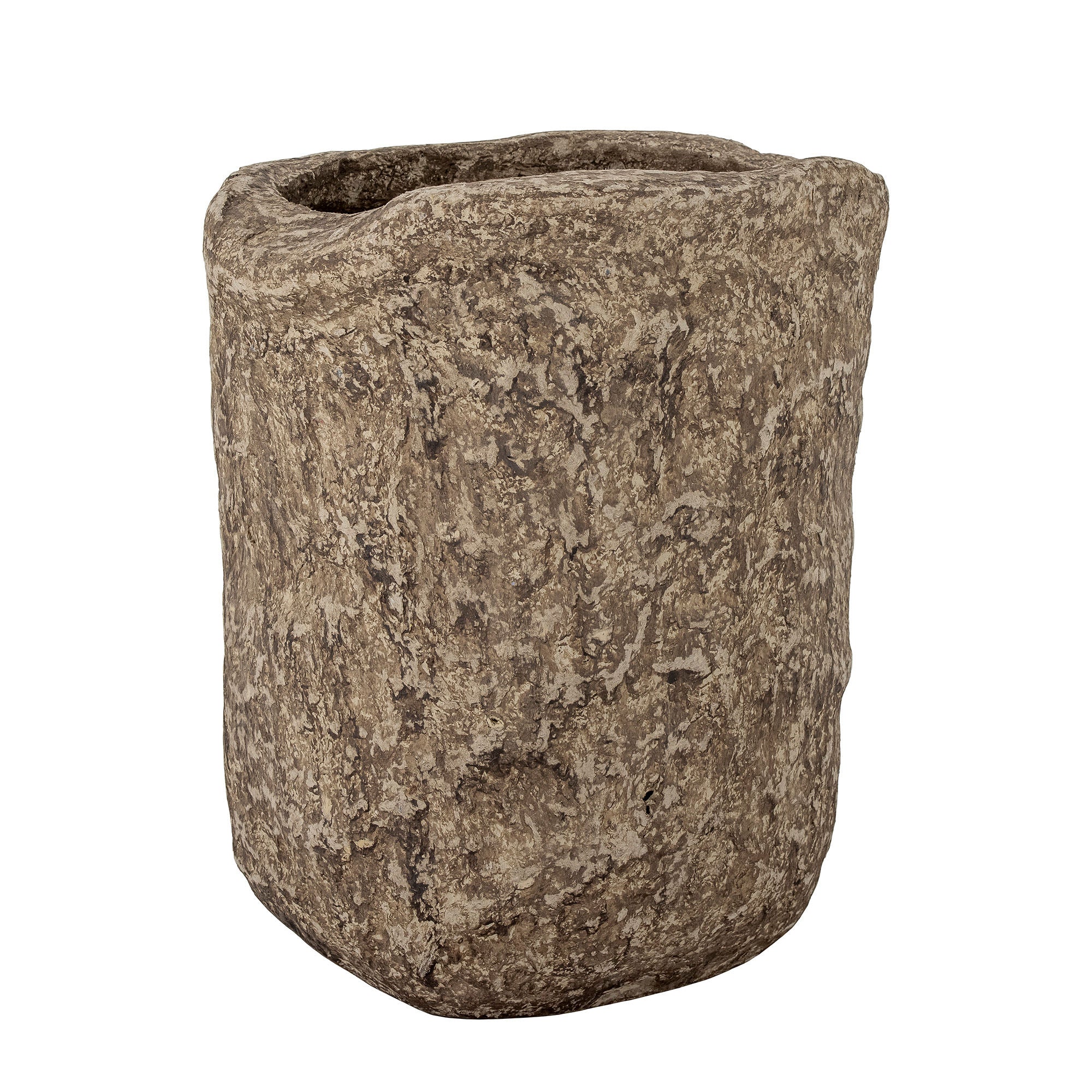 Bloomingville Janay Deco Vase, Brown, Paper Mache