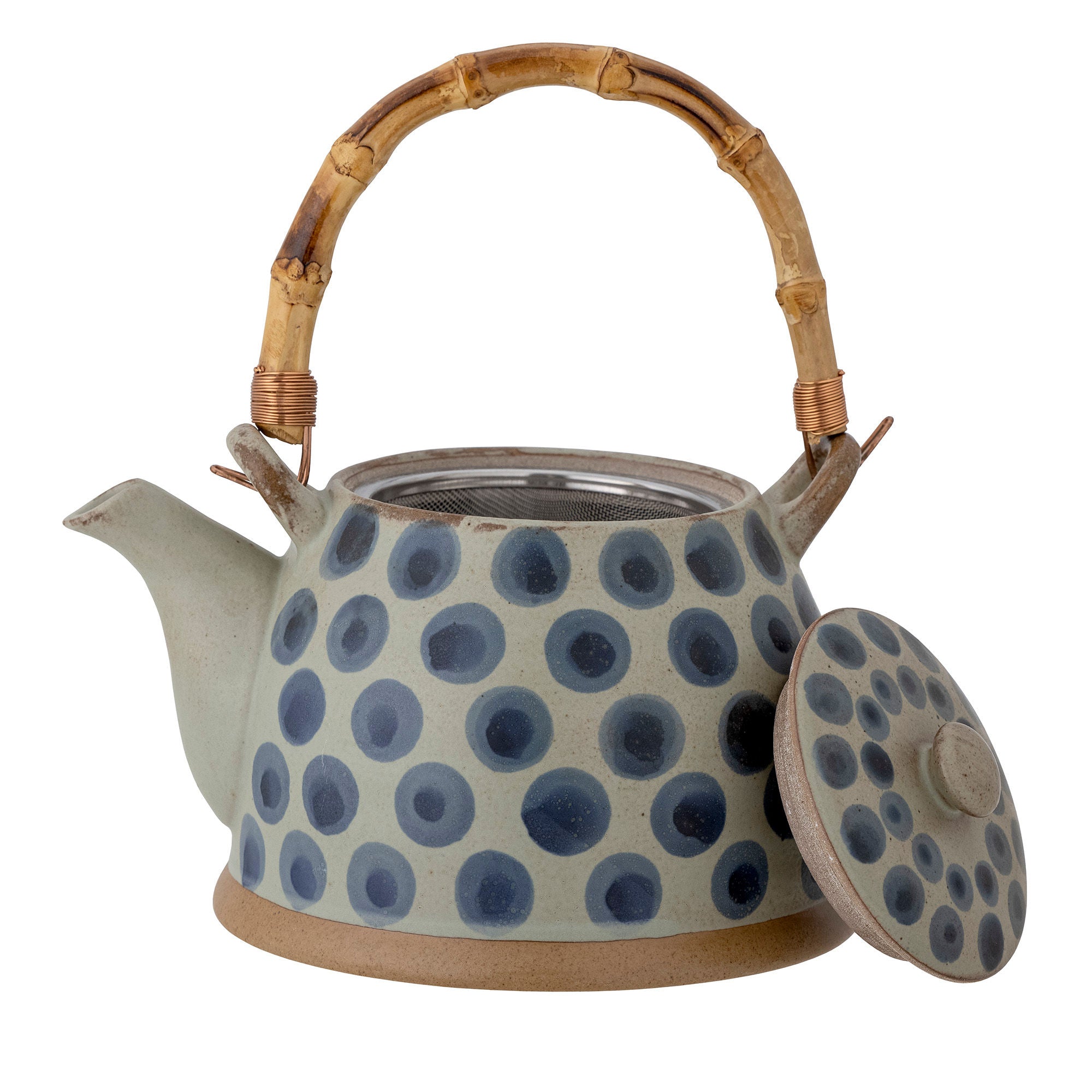 Bloomingville Tinni Teapot, Blue, Stoneware