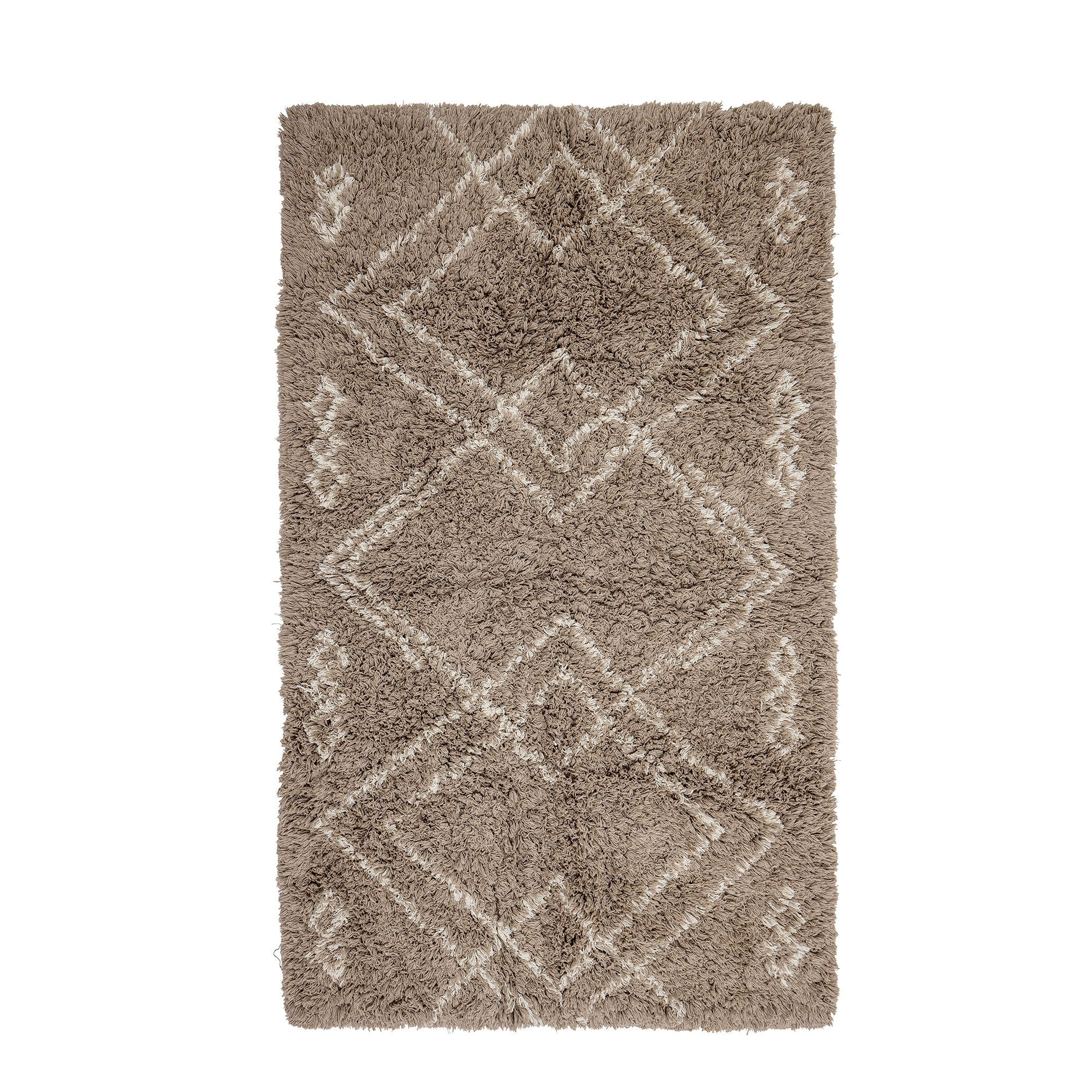 Bloomingville Edea Rug, Brown, Cotton