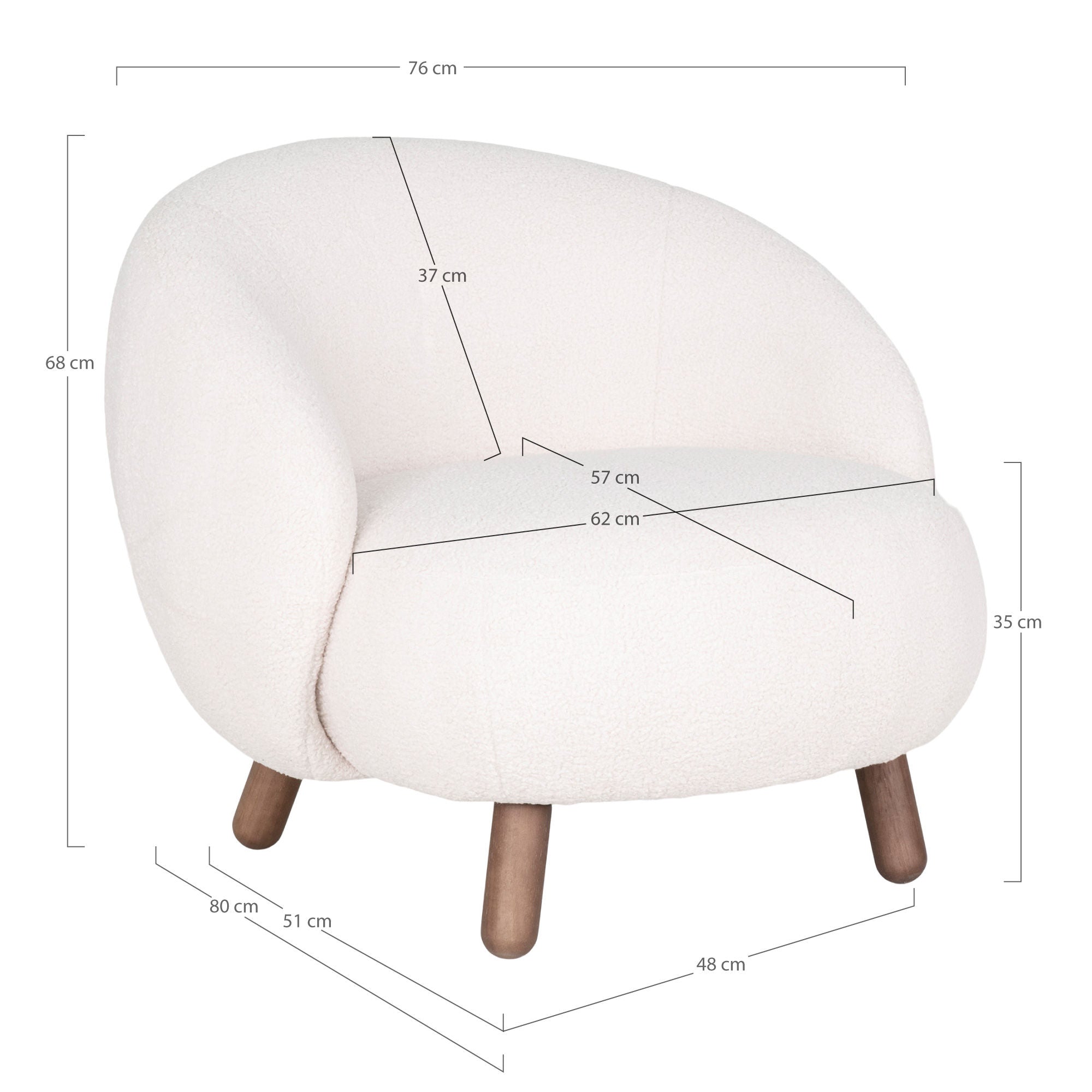 House Nordic Savona Lounge Chair