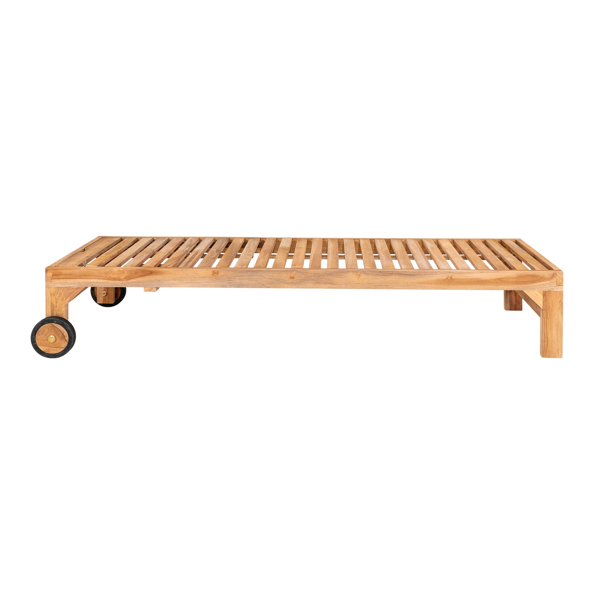 House Nordic Andorra Teak Sunlounger