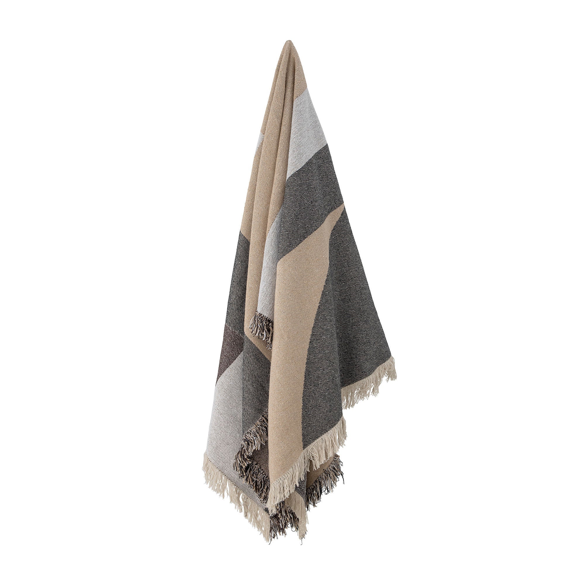 Bloomingville Tasja Throw, Nature, Recycled Cotton