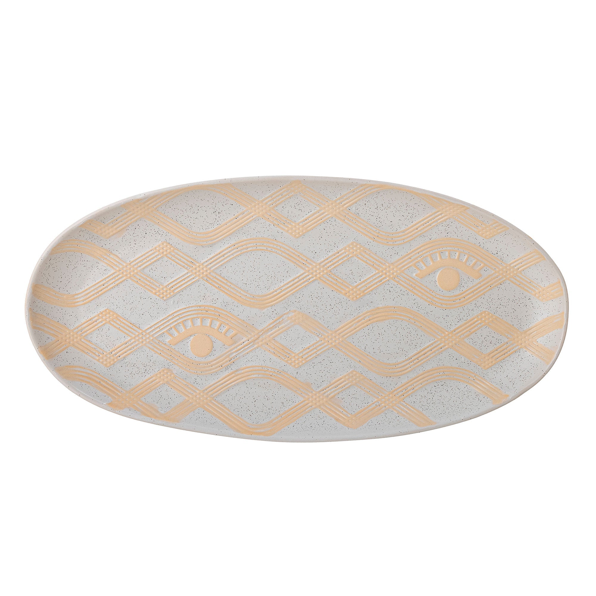 Bloomingville Newa Tray, Nature, Stoneware