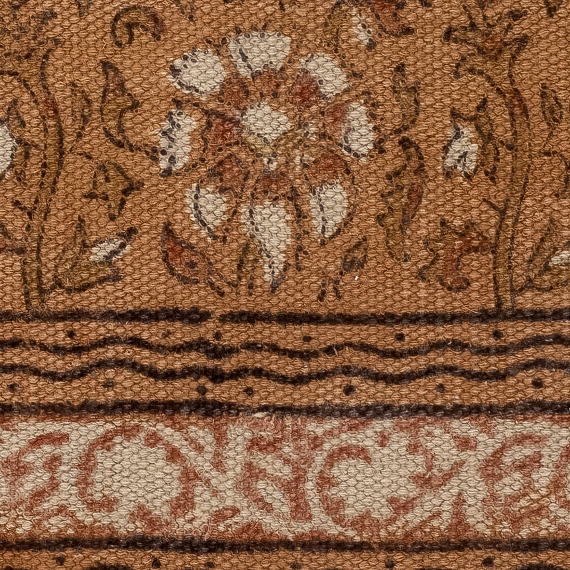 Bloomingville Tonje Rug, Brown, Cotton