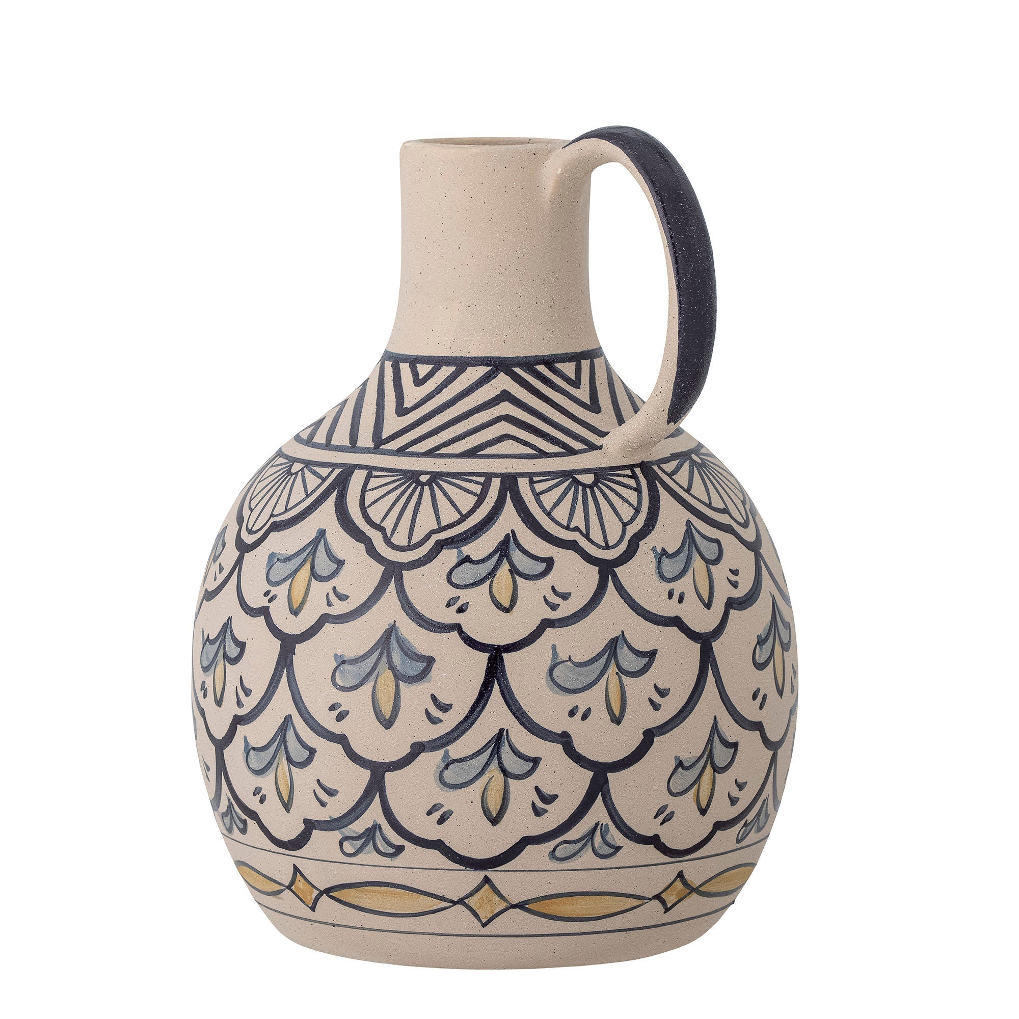 Bloomingville Nadya Vase, Blue, Stoneware