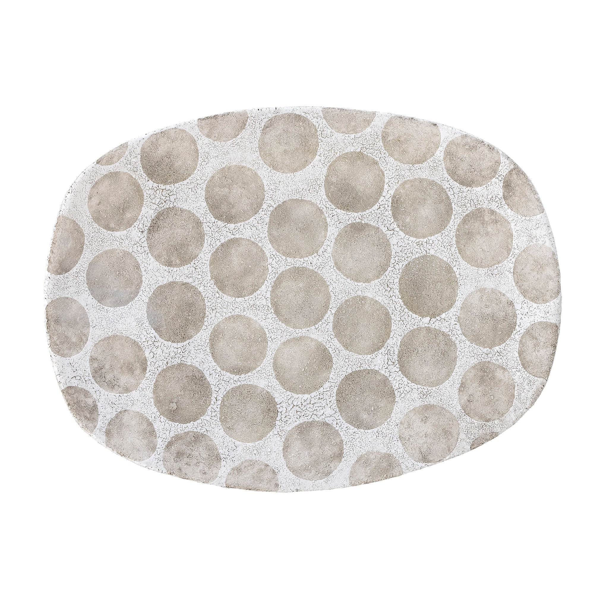 Bloomingville Felan Tray, White, Terracotta