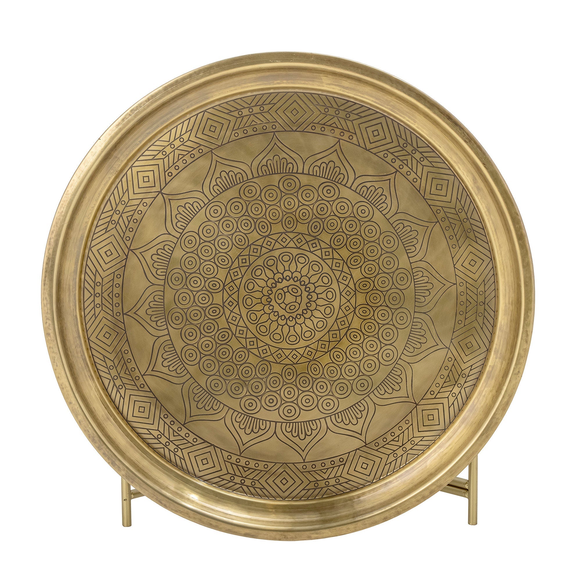 Bloomingville Dalia Tray Table, Brass, Metal