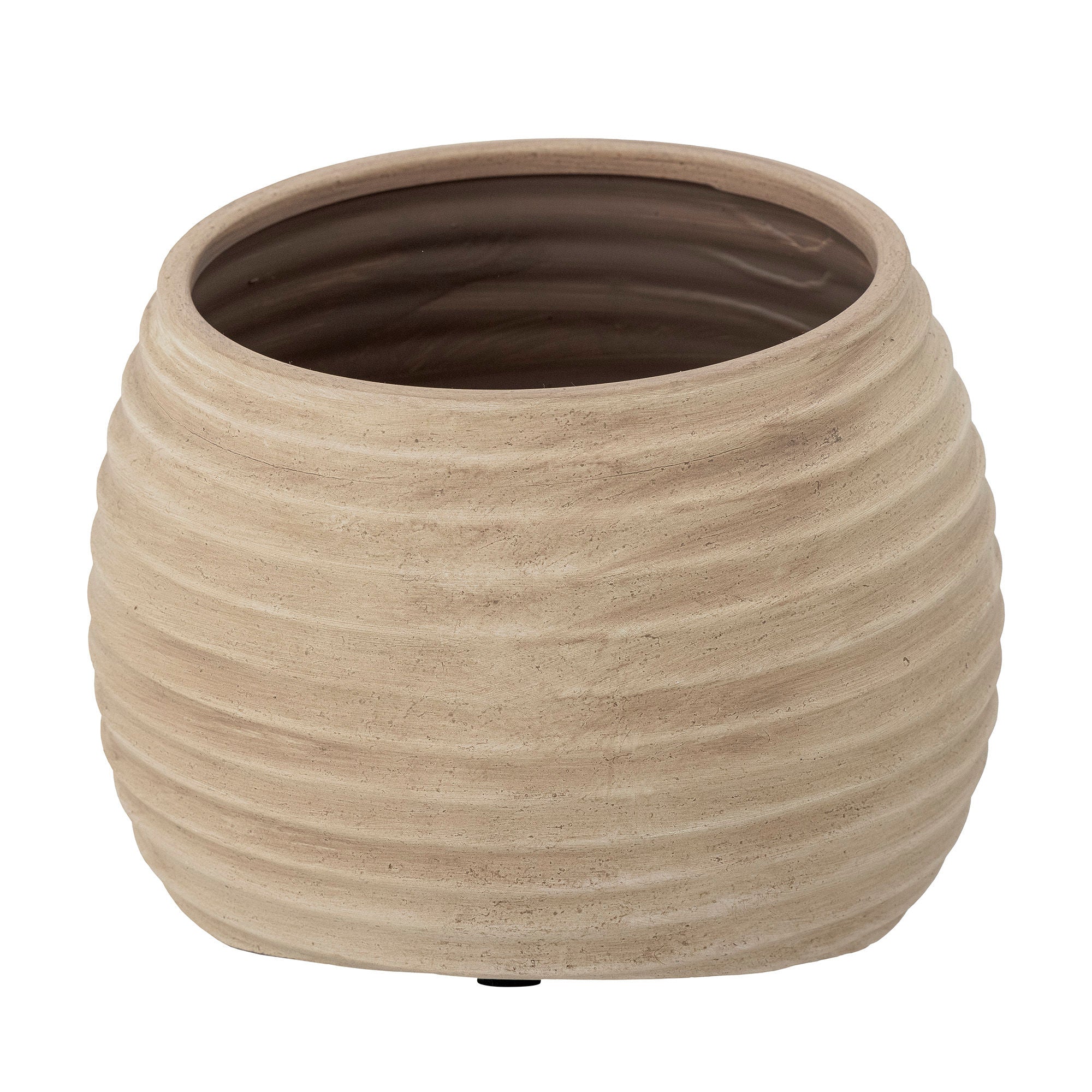 Bloomingville Cimmy Deco Flowerpot, Brown, Terracotta