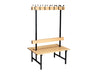 Essem Design Bench 69 Oak 60 Cm, Black