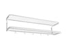 Essem Design Classic Hat Shelf 120 Cm, White