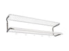 Essem Design Classic Hat Shelf 120 Cm, White/Chrome