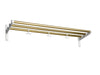 Essem Design Nostalgi Hat Shelf/Shoe Rack, White/Brass