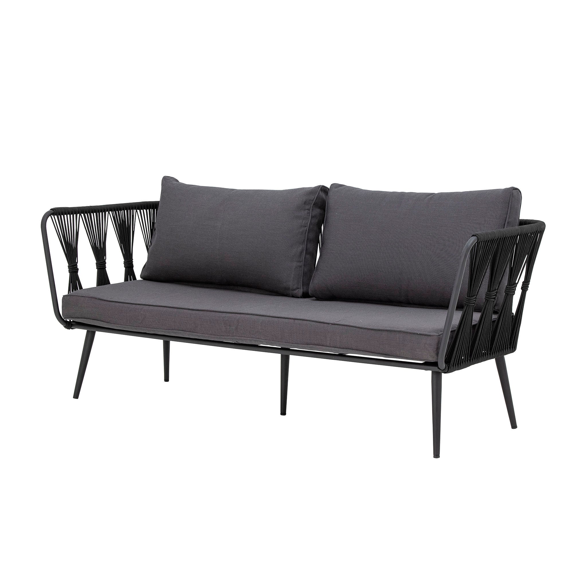 Bloomingville Pavone Sofa, Black, Metal