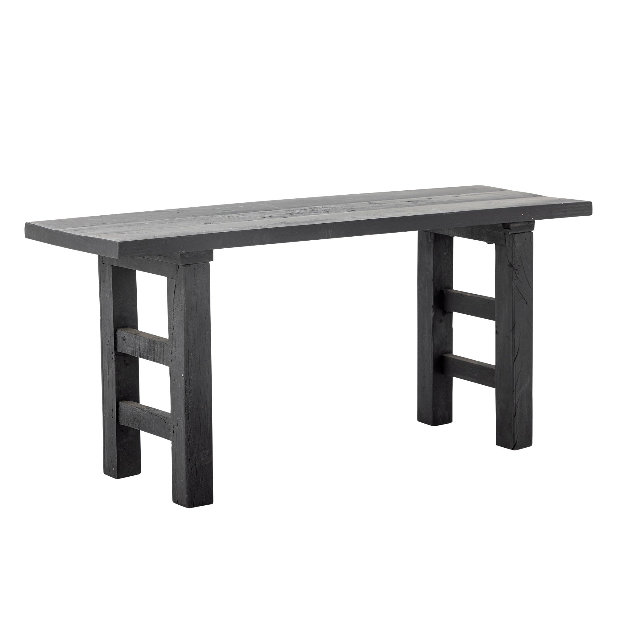 Bloomingville Riber Bench, Black, Reclaimed Wood