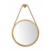 Fdb Møbler I3 Mossø Mirror ø 40 Cm, Natural Brown