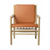 Fdb Møbler J147 Armchair, Natural/Cognac