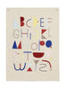 Ferm Living Alphabet Fabric Poster, Off White