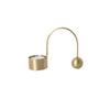 Ferm Living Balance Candle Holder Brass, 2cm