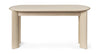 Ferm Living Bevel Bench, White Oiled Beech