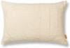 Ferm Living Darn Cushion, Rectangular, Natural