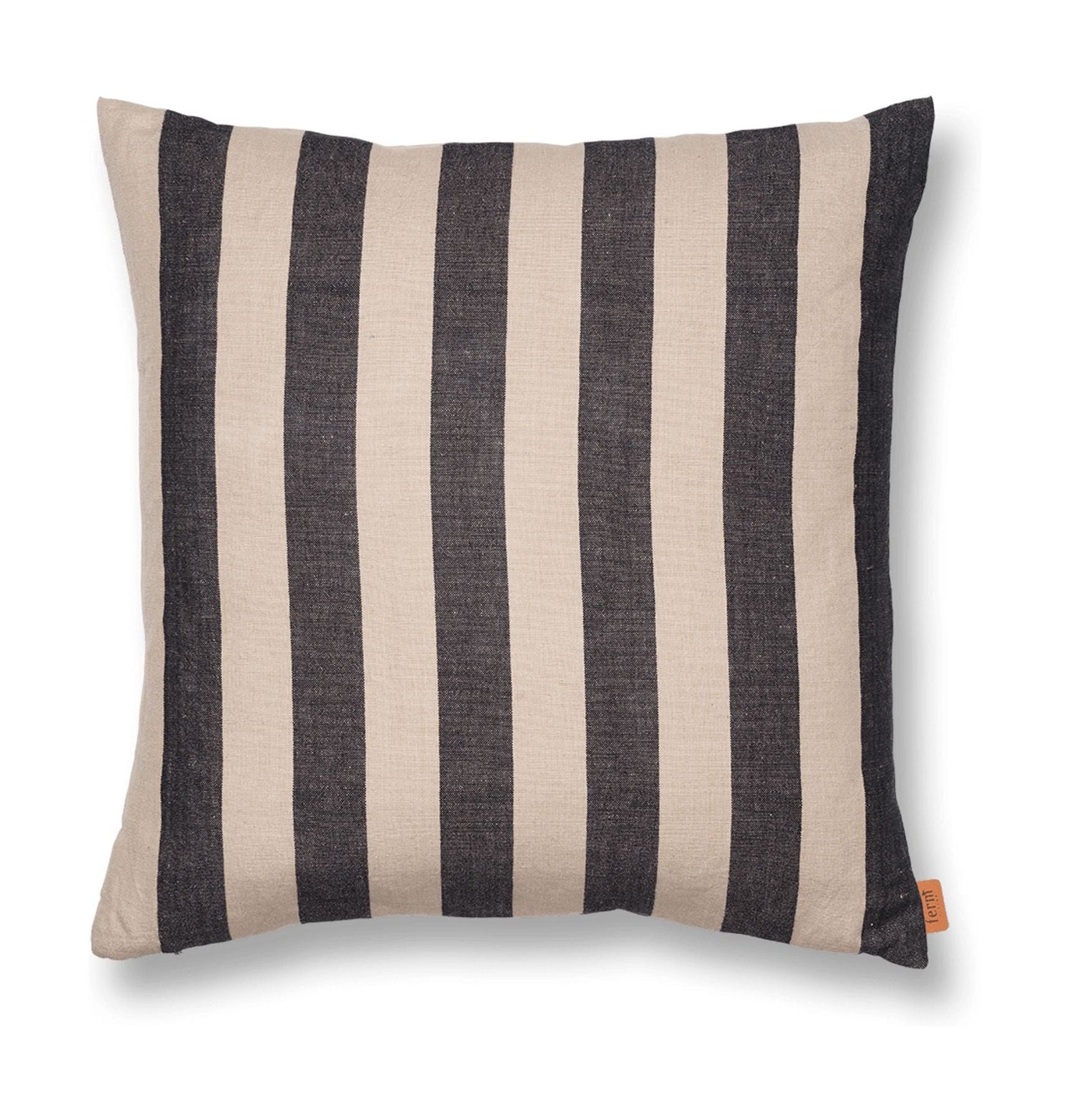 [product_category]-Ferm Living Grand Cushion Cover, Sand/Black-Ferm Living-5704723289630-1104265997-FER-1