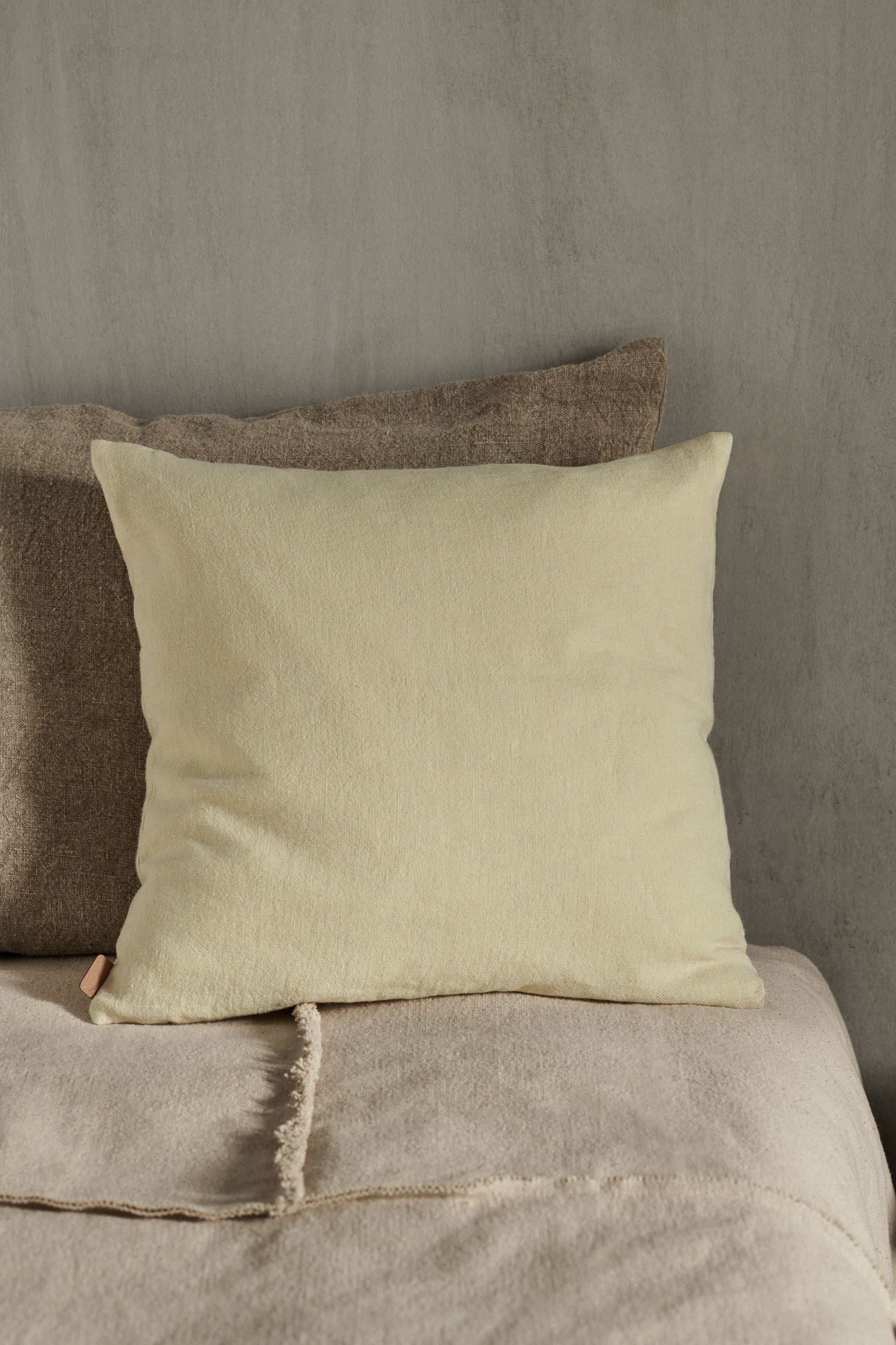 [product_category]-Ferm Living Heavy Linen Cushion, Lemon-Ferm Living-5704723304678-1104267501-FER-2