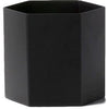 Ferm Living Hexagon Flowerpot Black, ø15cm