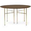 Ferm Living Mingle Round Table Top Walnut, 130 Cm