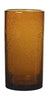 Ferm Living Oli Water Glass, Tall, Amber