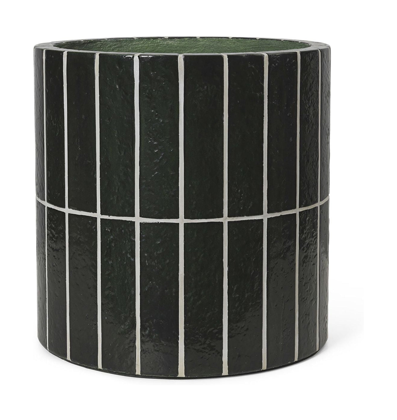 [product_category]-Ferm Living Pillar Plant Pot, Dark Green-Ferm Living-5704723305132-1104267547-FER-1