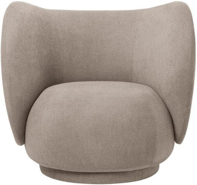 [product_category]-Ferm Living Rico Lounge Chair Bouclet, Sand-Ferm Living-5704723030614-100106204-FER-1