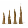 Ferm Living Twisted Candles Set Of 4, Straw