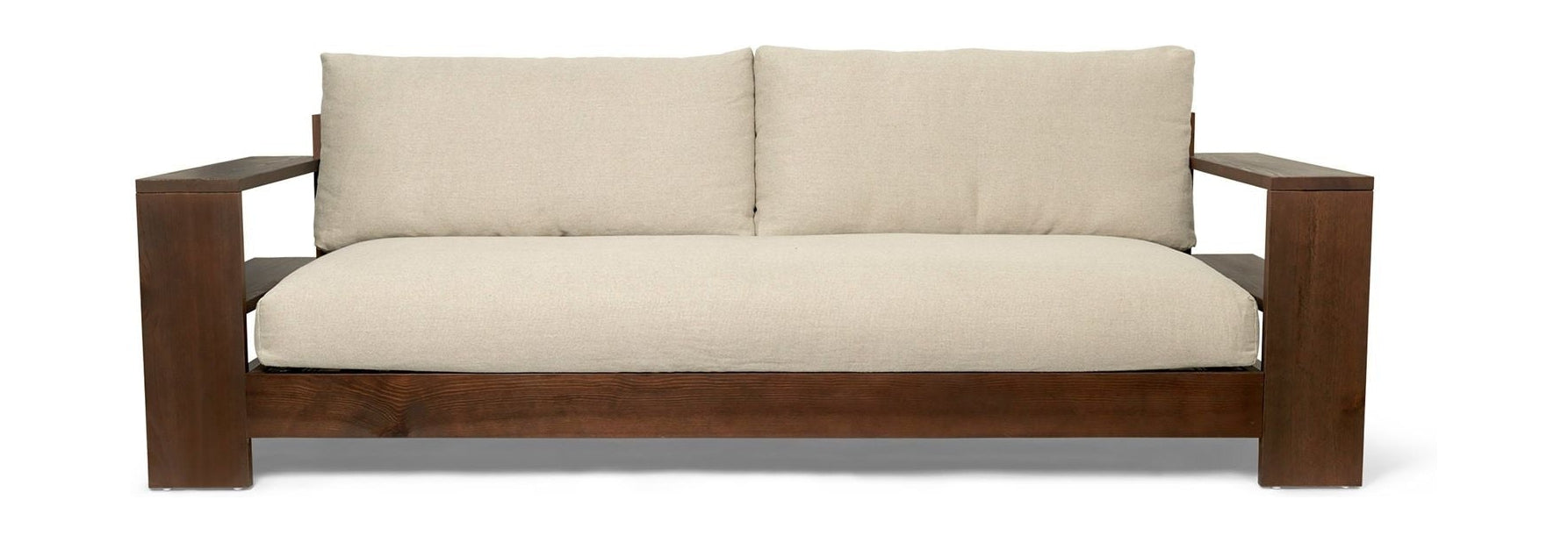 Ferm Living Edre Sofa Classic Leinen, dunkelfärbt/natürlich