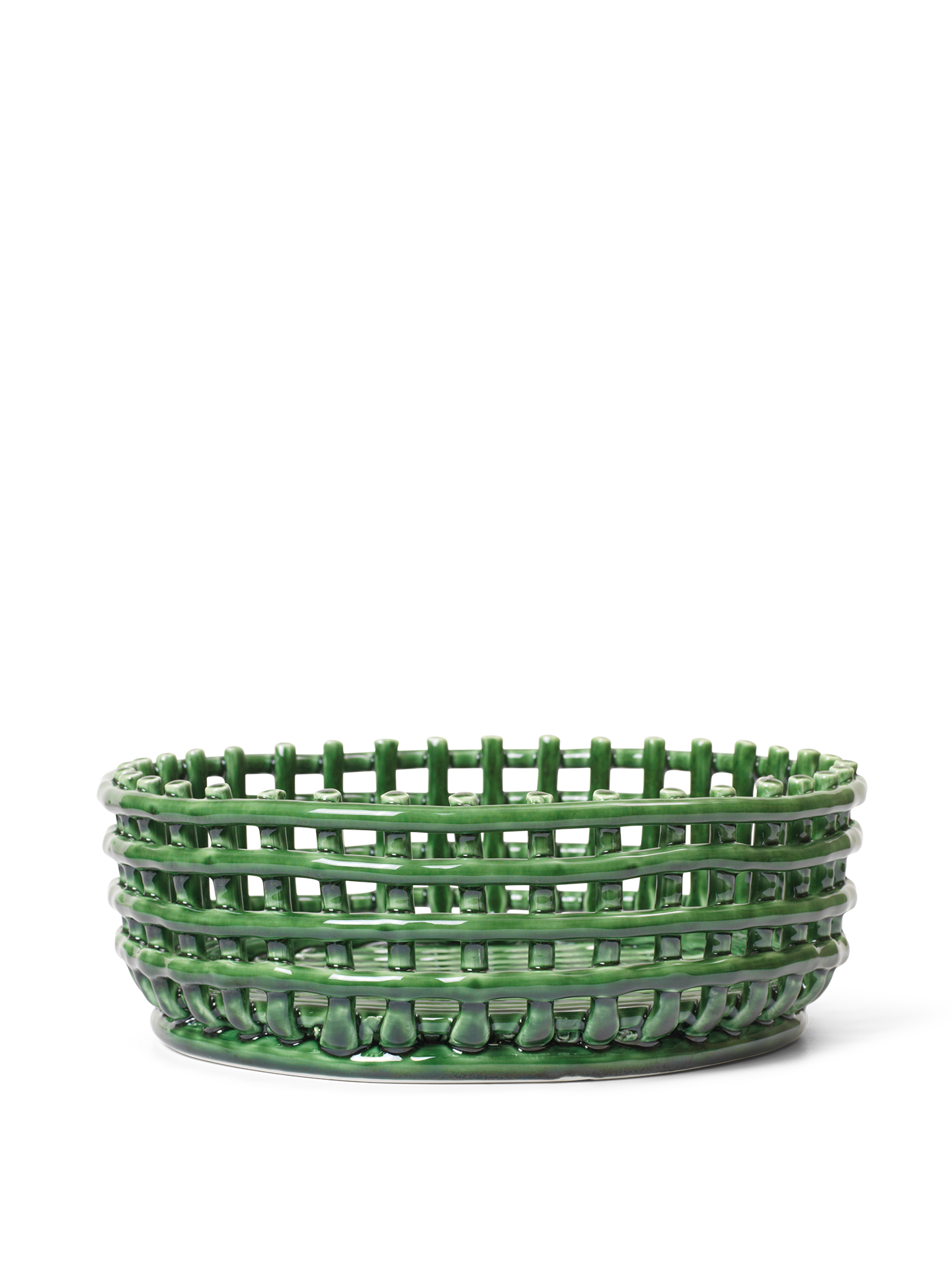 Ferm Living Keramik Herzstück Smaragdgrün