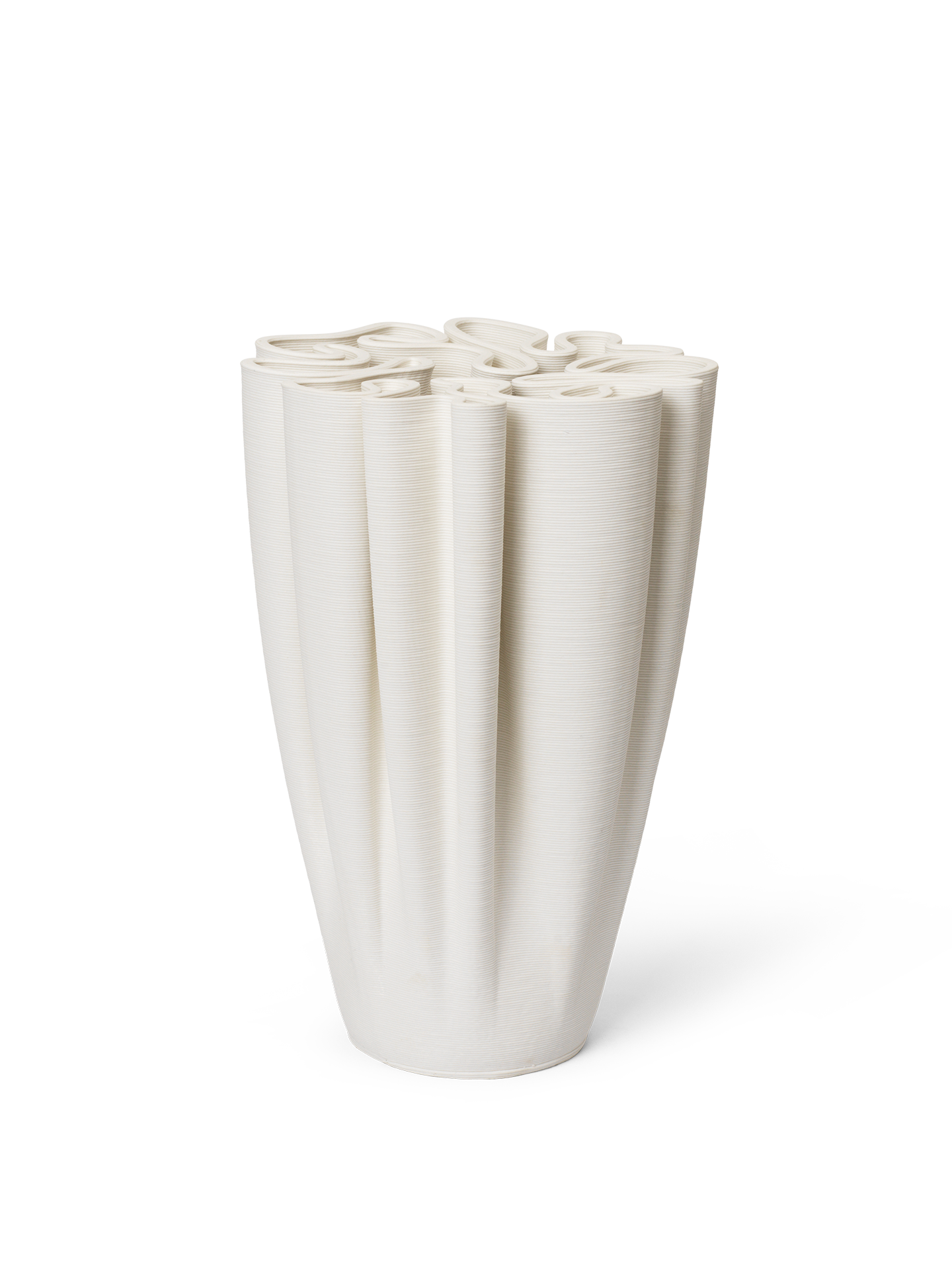 Ferm Living Dedali Vase aus weiß